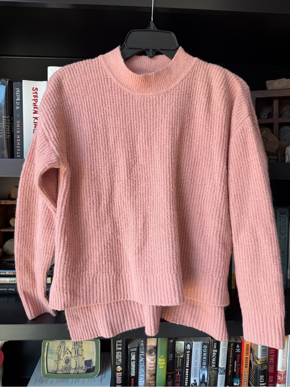 Ambiance Blush Pink Cowlneck Sweater